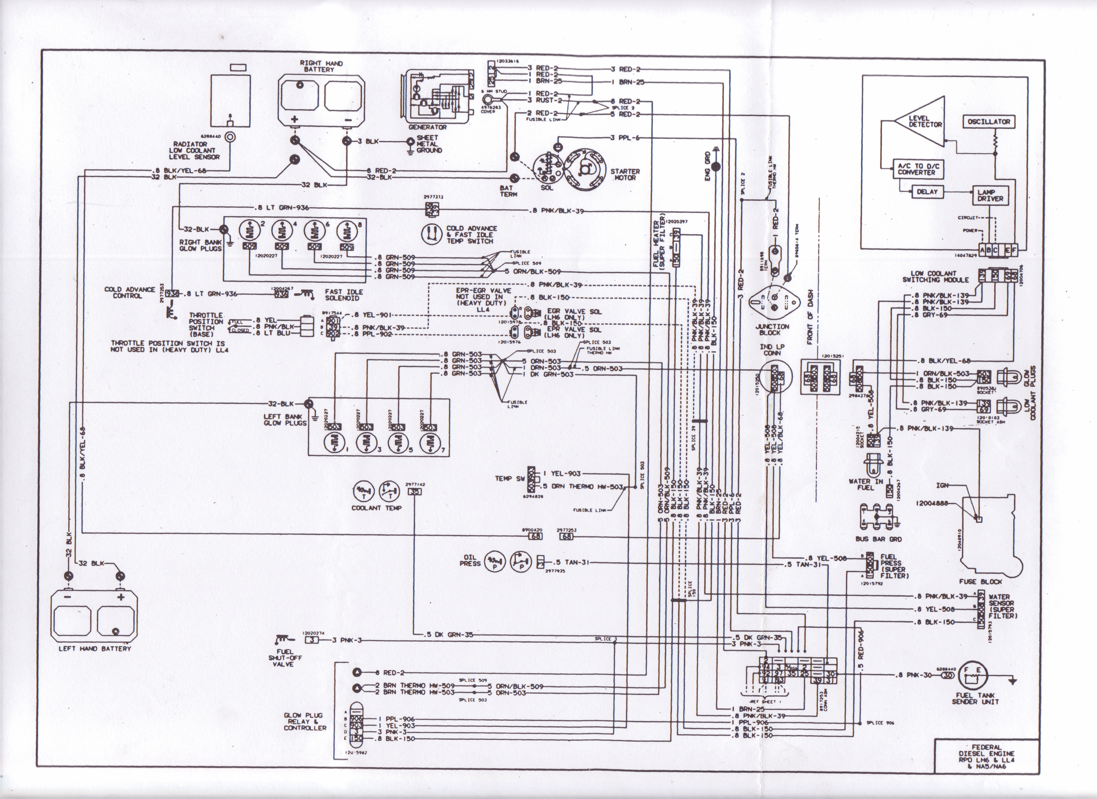 84ded2 1985 Chevy Glow Plug Wiring Wiring Library